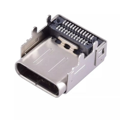 SUS301 USB Type C کانکتورهای 24 پین ارتفاع تایپ CH3.4 طول