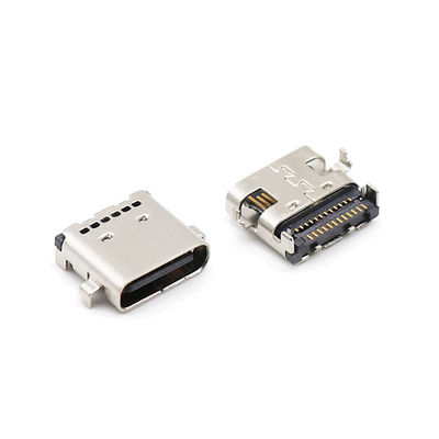 نوع سینک SMT USB Female Type C کانکتور USB Type C سوکت 24 پین