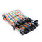 1.25 میلی متر 40 پین کابل تخت Rainbow Ribbon Dupont Line Breadboard کابل های GPIO