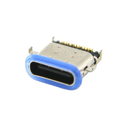 اتصالات 24 پین USB نوع C زنانه ضد آب Mid Mount SMT