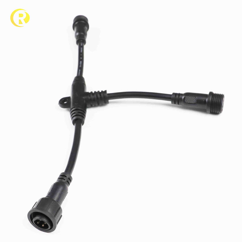 کابل افزودنی کانکتور نر و ماده ضد آب M12 3 4 5 8 12 سنسور سنسور