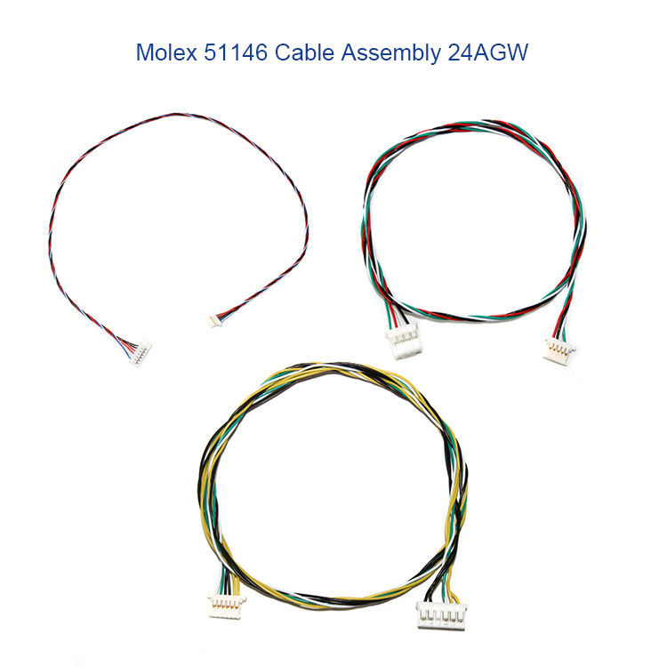 دسته سیم برقی 5P 6P MOLEX 51146 1.25mm با نگهدارنده مسکن A1254 SMD
