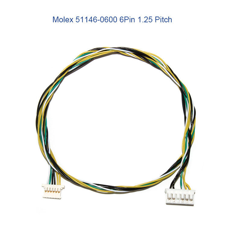 دسته سیم برقی 5P 6P MOLEX 51146 1.25mm با نگهدارنده مسکن A1254 SMD