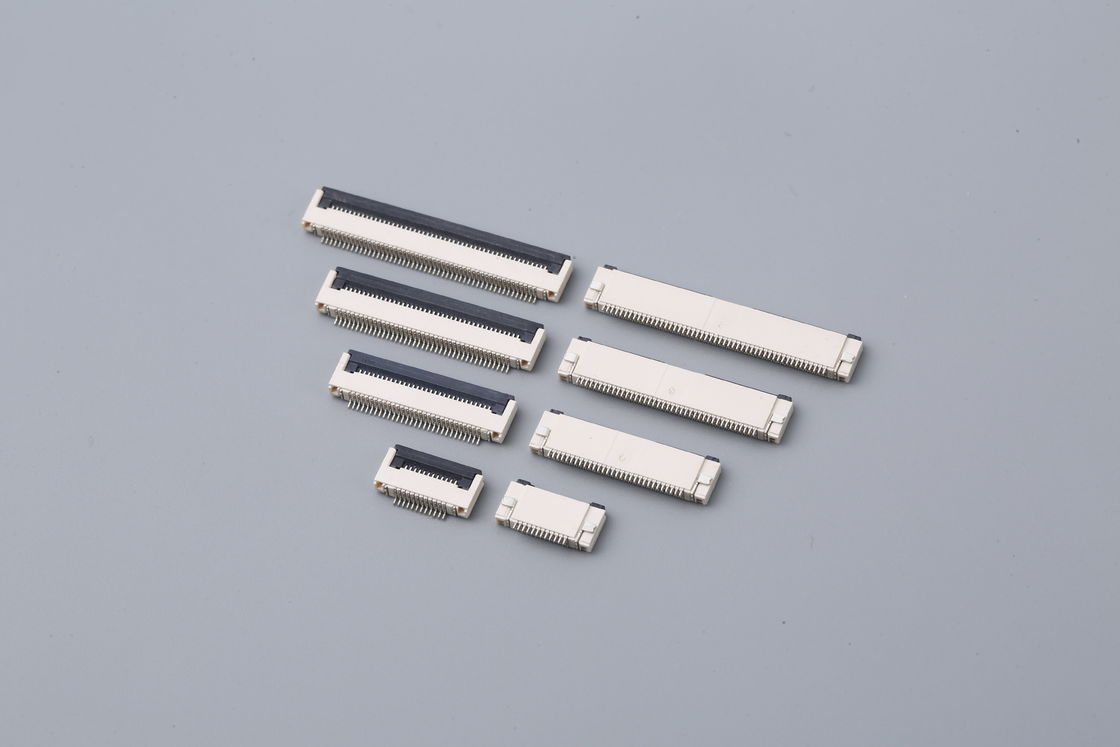 Fpc کنتاکتور flip 0.5mm برای pcb 4 5 6 8 10 12 14 16 18 20 22 24 26 28 30 32 34 36 40-60 پین