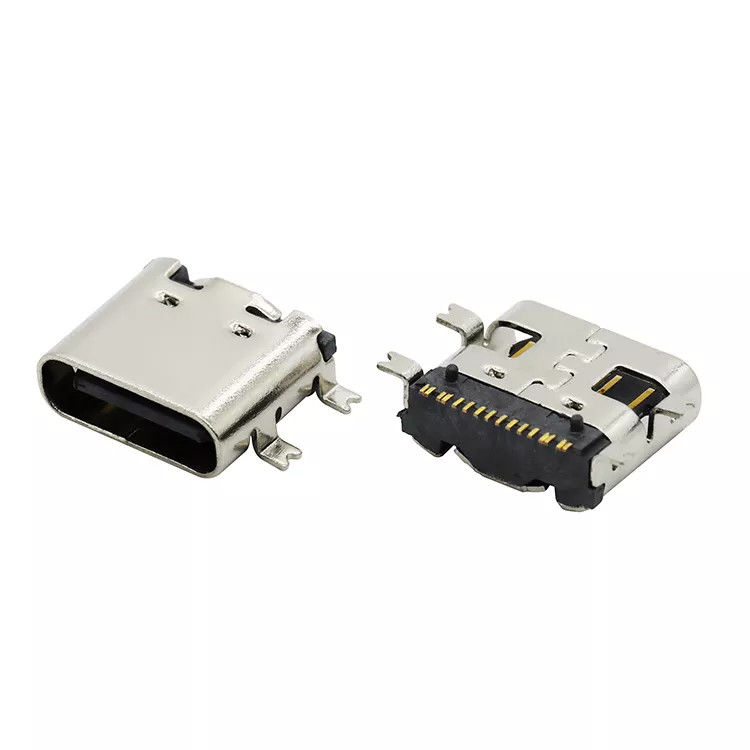 کانکتور سوکت زن 16 پین USB 3.1 نوع C کانکتور SMT