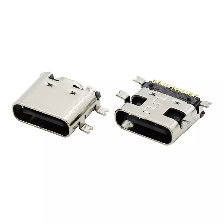 کانکتور سوکت زن 16 پین USB 3.1 نوع C کانکتور SMT
