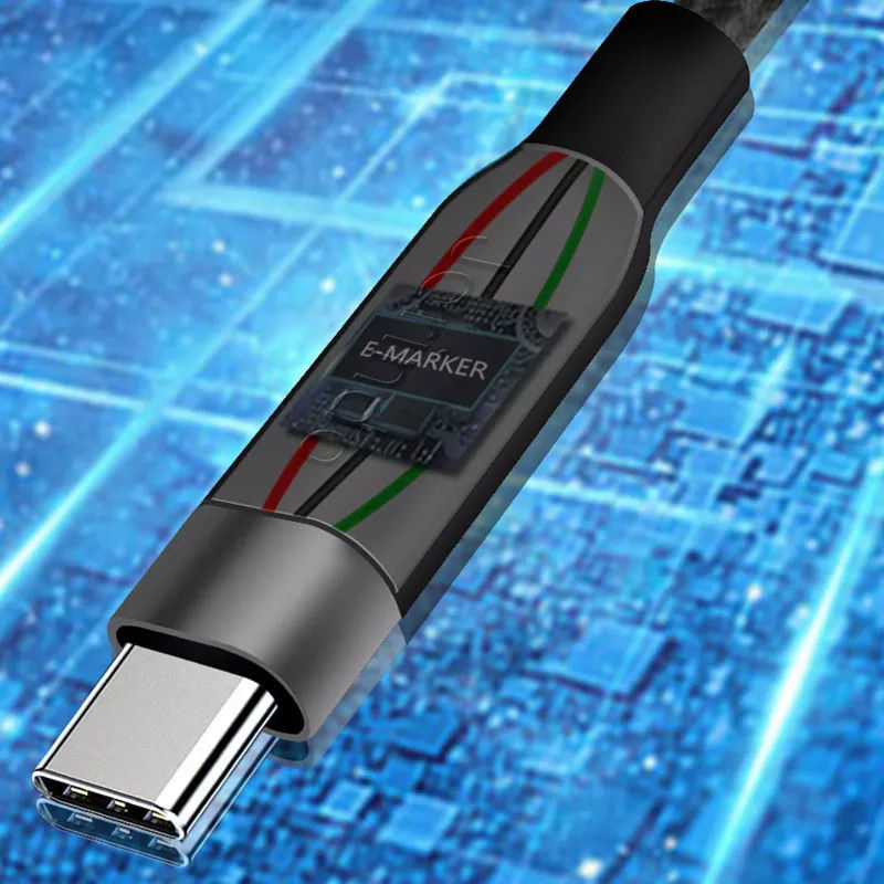 مبدل نر 100W DC 4.5x3.0mm USB Type C PD DC 4530 برای شارژ نوت بوک Hp
