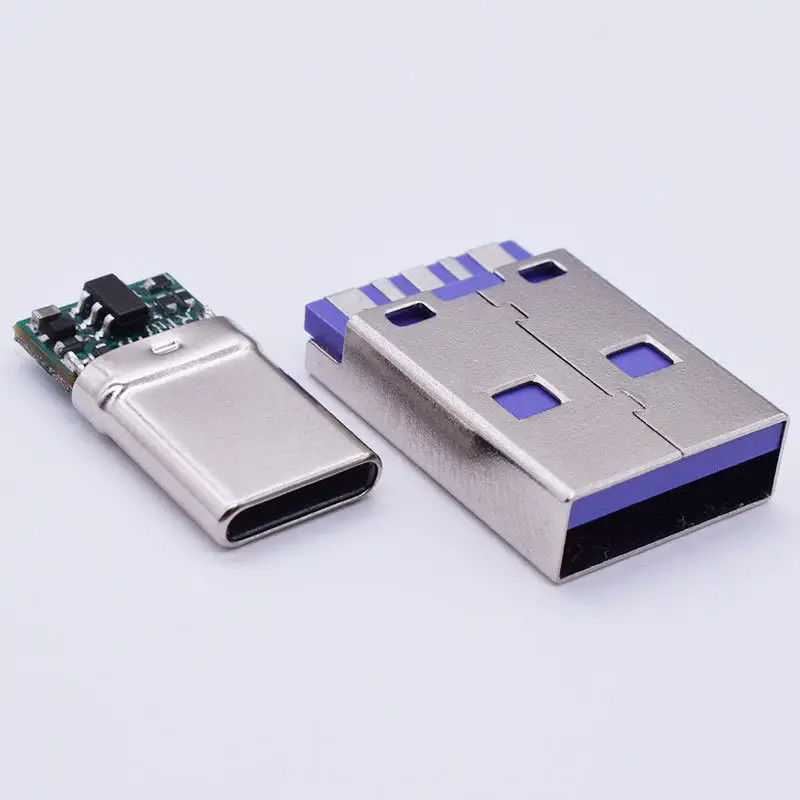 کانکتور مادگی USB 3.1 Type C 24 پین ضد آب با نصب افقی SMT DIP و صفحه غرق کننده سوکت USB