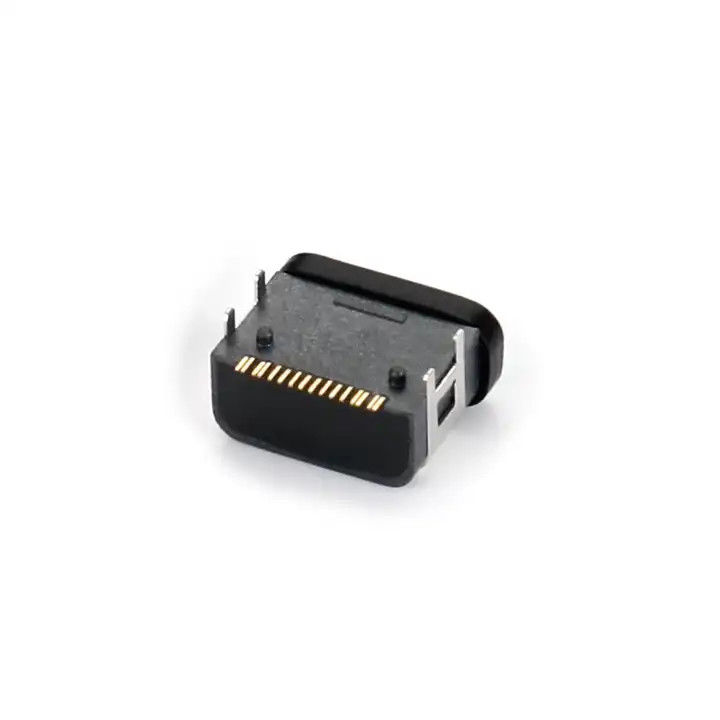 پورت ضد آب 16 پین USB نوع C کانکتور زنانه SMT چهار پین DIP در سوکت