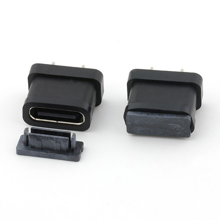 اتصال 24 پین USB نوع C زنانه نوع عمودی IPX8 ضد آب