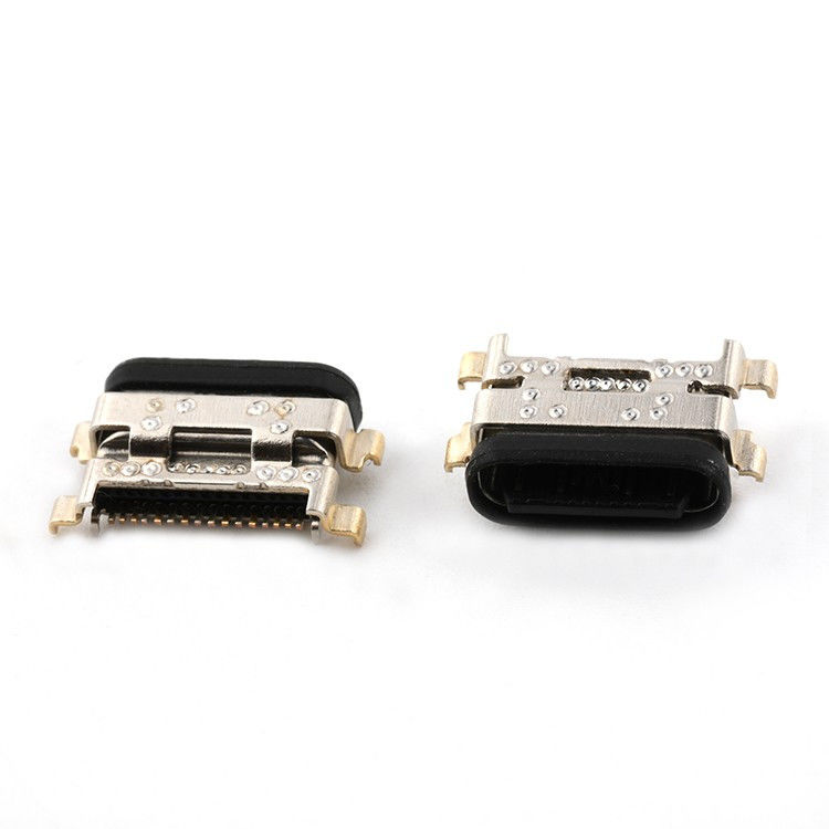گيرنده 1.13mm 16Pin IPX8 ضد آب USB نوع C کانکتور سوکت زنانه