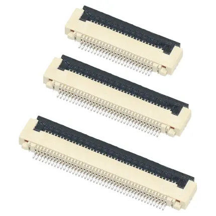 Fpc کنتاکتور flip 0.5mm برای pcb 4 5 6 8 10 12 14 16 18 20 22 24 26 28 30 32 34 36 40-60 پین