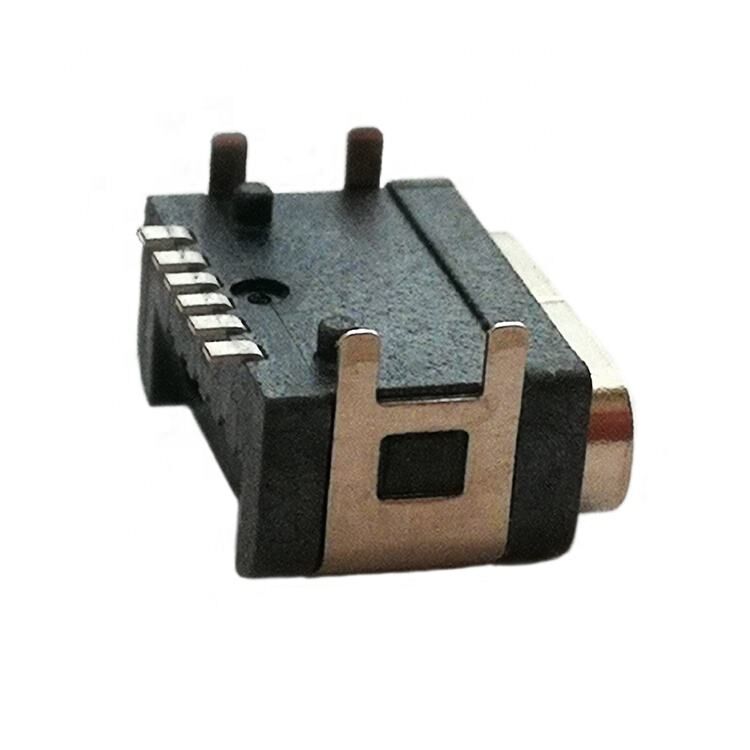 کانکتور USB ضد آب IP67، کانکتور مادگی USB Type C با ۶ پین، نصب سطحی افقی