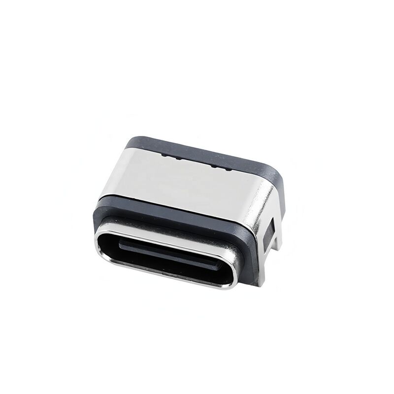 نوع C 16 پین کانکتور زنانه SMT نصب افقی کانکتور USB ضد آب 5A 20V
