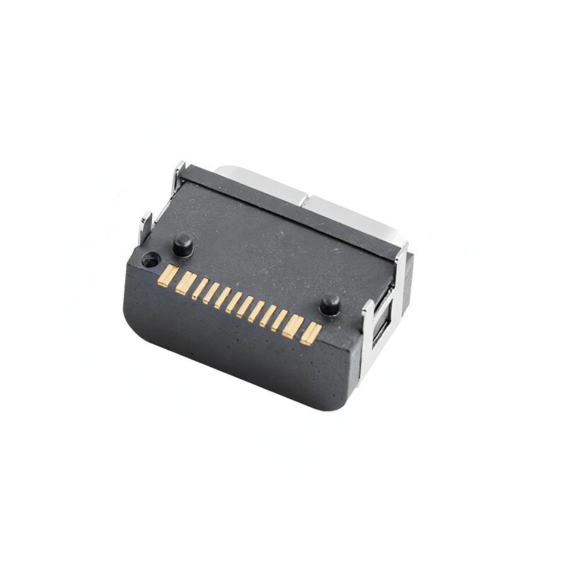 نوع C 16 پین کانکتور زنانه SMT نصب افقی کانکتور USB ضد آب 5A 20V
