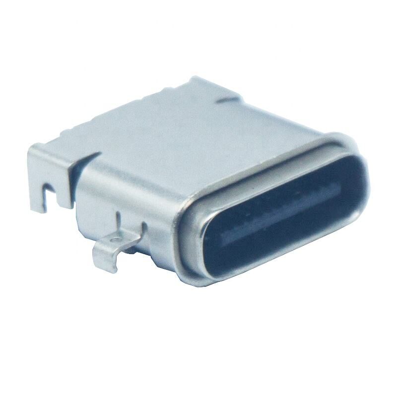 24 پین 3.1 ضد آب IPX7 USB C کانکتور برای پوشیدن هوشمند PCB شارژر کانکتور Solder نوع c