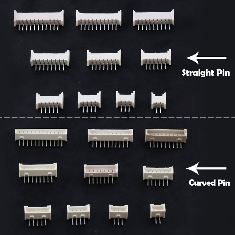 وصل کننده وافره 1.25mm Pitch 2-16 Pin Dip Right Angl Jst سیم به کنتاکتور تخته