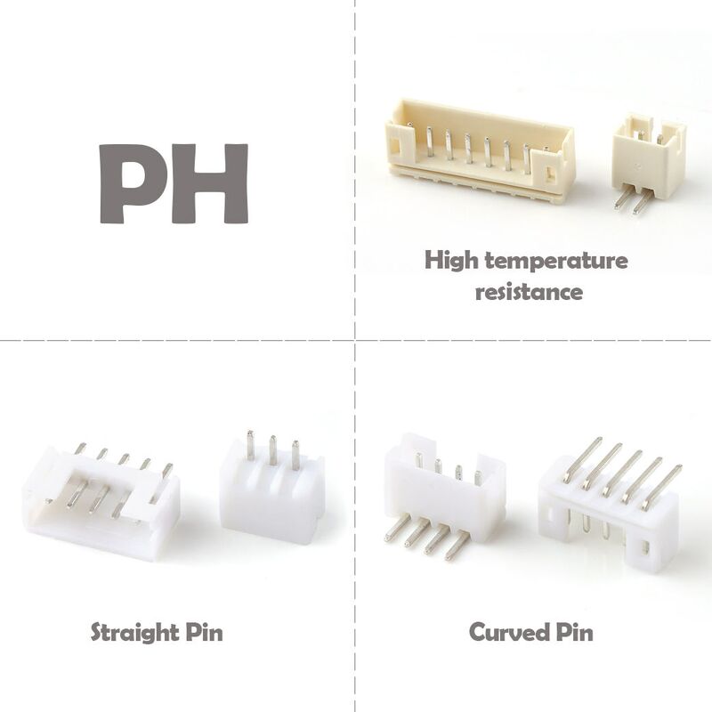اتصال سیم به برد ویفر Molex 1.5 2.0mm Pitch ZH PH HY LCP 2.5mm ویفر-کانکتور