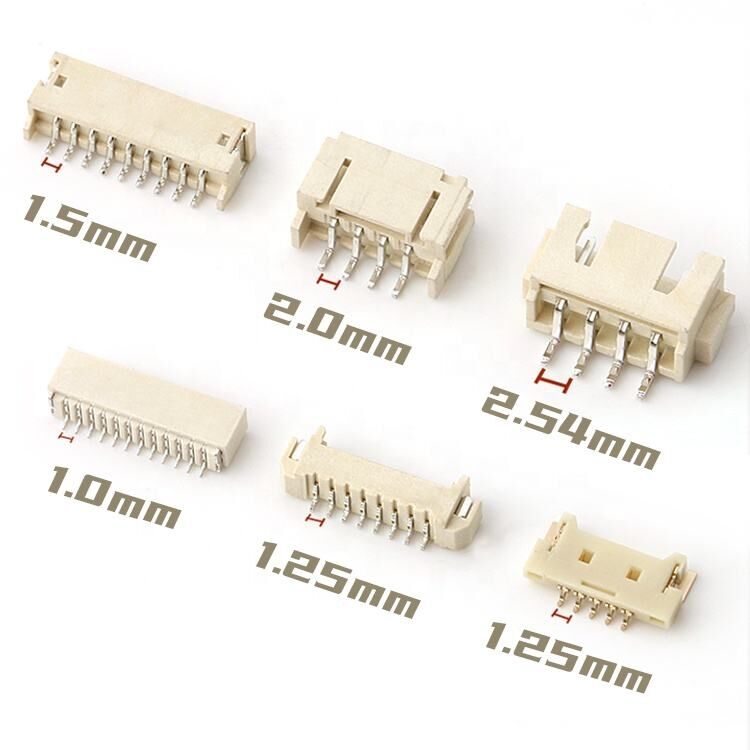 XH2.54mm اتصال سیم به تخته 2-16P افقی SMT 2.54 اتصال وفر
