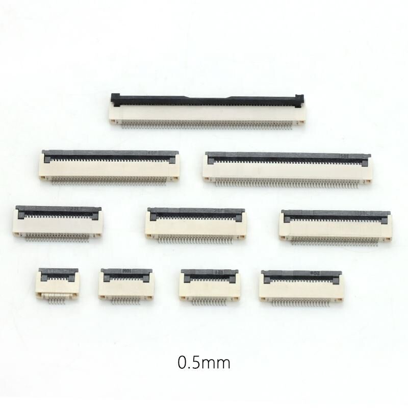 کانکتور FPC افقی Flip-lock ZIF نوع H2.0mm 4-60pin 0.5mm Pitch کانکتورهای FPC / FFC