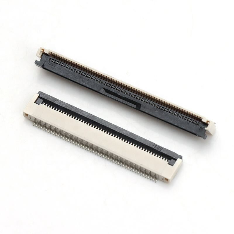 کانکتور FPC افقی Flip-lock ZIF نوع H2.0mm 4-60pin 0.5mm Pitch کانکتورهای FPC / FFC