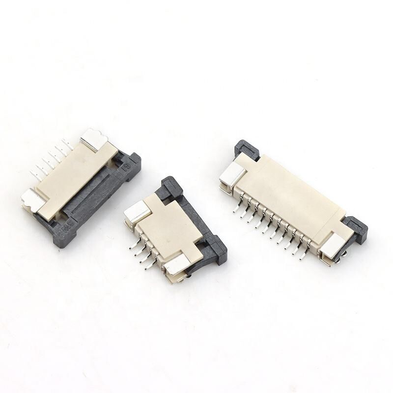 1.0mm Fpc Connector 4-40pin SMT افقی نوع تماس بالا 1.0 FPC Connector