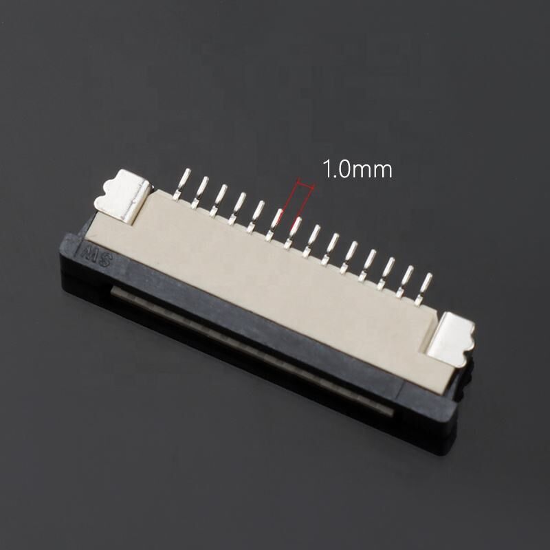 1.0mm Fpc Connector 4-40pin SMT افقی نوع تماس بالا 1.0 FPC Connector
