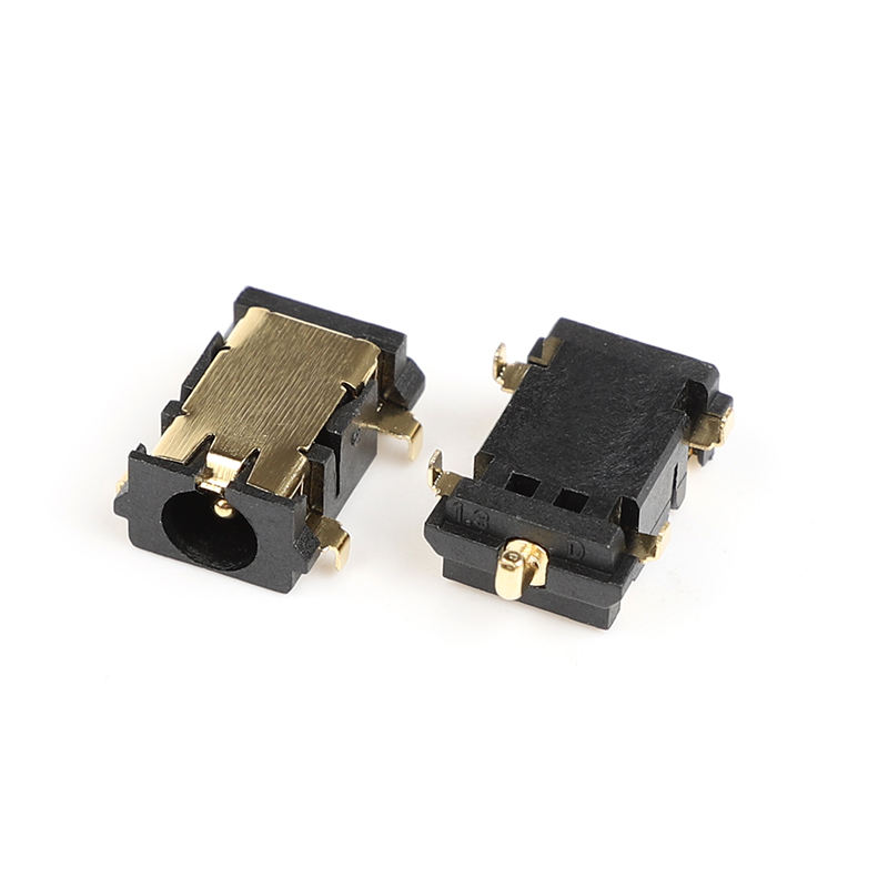 5 PIN DC-058-1.3mm DIP برنج تماس نیلونی خانه DC Adapter برق پلاگین جک زنانه