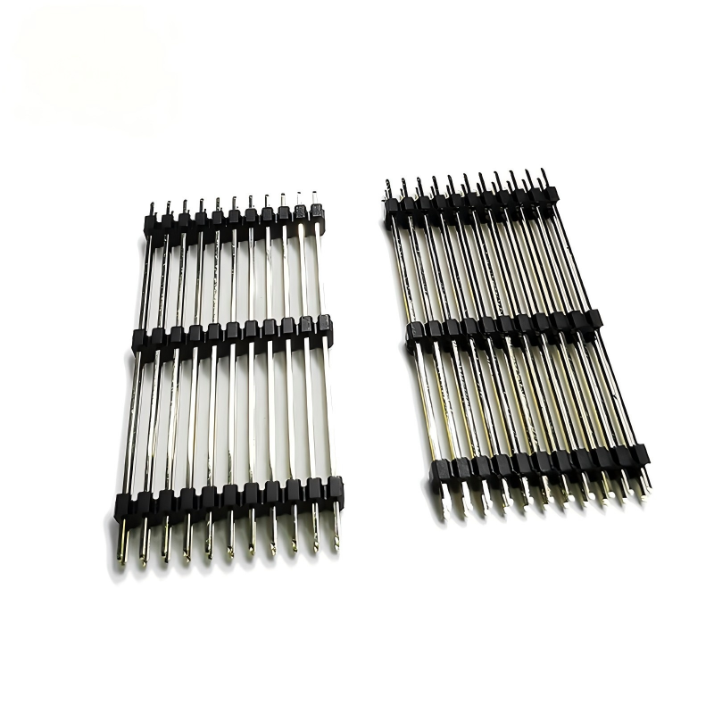 کانکتور پین هدر مادگی PCB ردیف تکی و دوتایی با زاویه راست 1.27 میلی‌متر