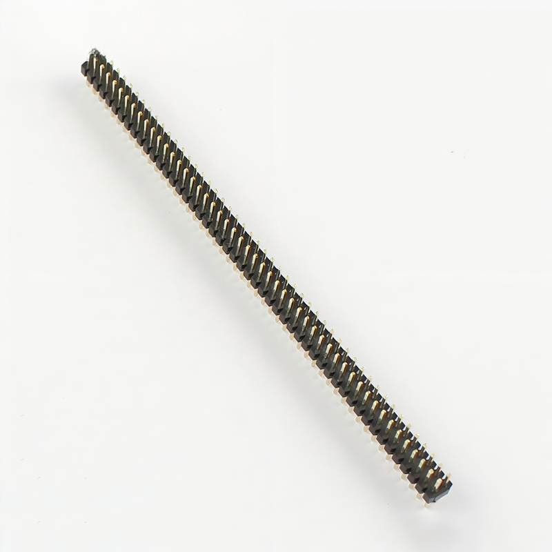 پیچ 1.0 میلی متر 2x50-پین فشار-مناسب سر دو ردیف سر مستقیم پن 1mm فضای تخته پچ دو قطعه پلاستیکی سر رابط
