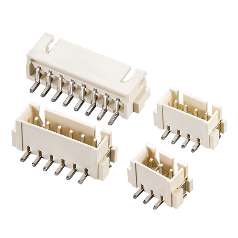 موصلات أسلاك كابلات موصلات PCB عمودية DIP SMT بزاوية قائمة JST XH 2.54 مم 2 3 4 5 6 سن