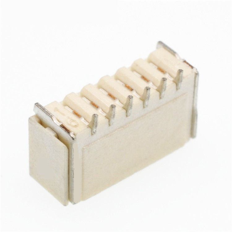 1.0mm Wafer Socket Horizontal Vertical Buckle Patch Pin Holder اتصال کننده برنز فاسفوری مقاوم در برابر دمای بالا