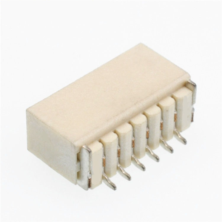 1.0mm Wafer Socket Horizontal Vertical Buckle Patch Pin Holder اتصال کننده برنز فاسفوری مقاوم در برابر دمای بالا