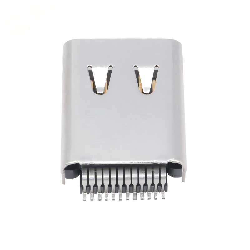 کارخانه تولید کانکتور سفارشی نری و مادگی USB 3.2 Type-C ضد آب با سرعت ۴۰ گیگابیت بر ثانیه، سوکت U4، ۲۴ پین SMT DIP PCB
