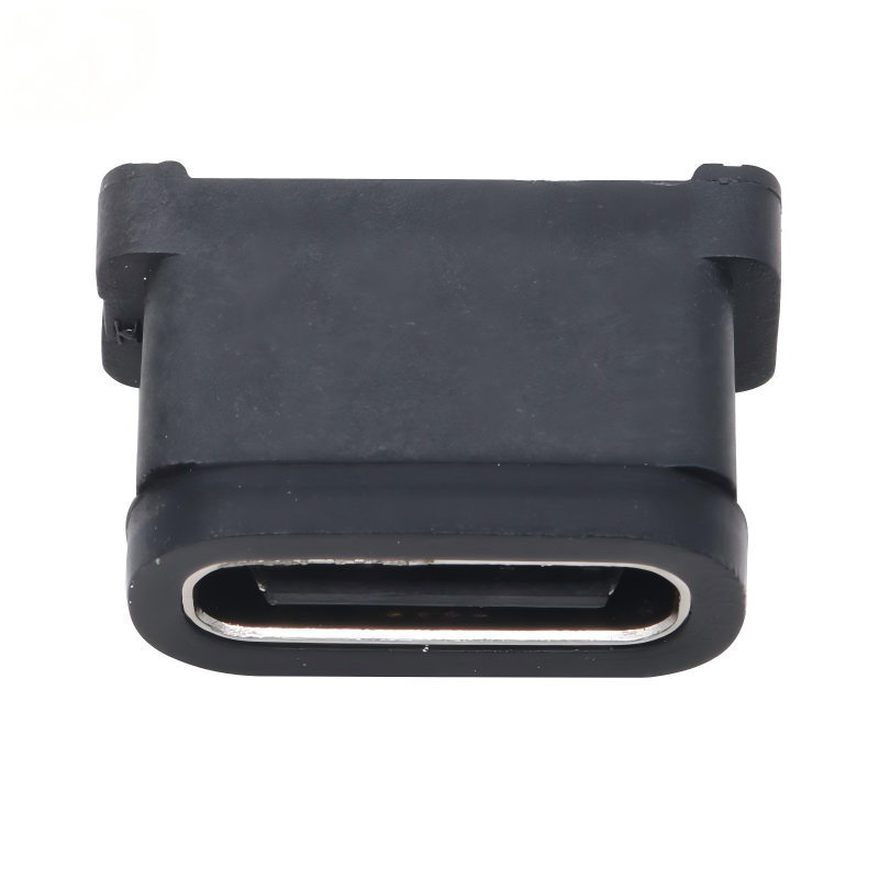 کانکتور مادگی USB 3.2 Type-C ضد آب سوکت U4 با ۲۴ پین SMT DIP PCB با روکش طلا و فولاد ضد زنگ 40 Gbps 5A 100V AC