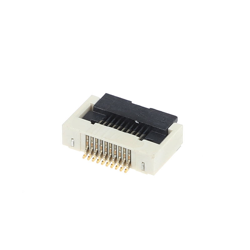 0.5mm Pitch Butterfly Lock FFC/FPCH Connector اتصال افقی پایین با ارتفاع 2.55H Flip Cover برای الکترونیک Flat Flex