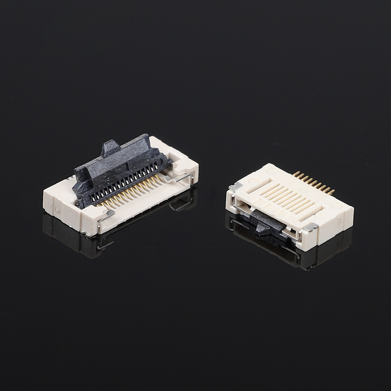 2.2H Flip Cover Butterfly Lock Flat Flexible Cable Socket PCB 0.5mm Pitch 2.2H FFC/FPC Connector