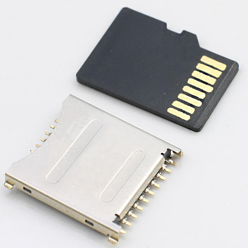 19 پین 3 در 1 Micro SD UHS II UFS Card Connector SMT ارتفاع 1.6 میلی متر فولاد ضد زنگ USB برای خوانایی بهتر موتور جستجو