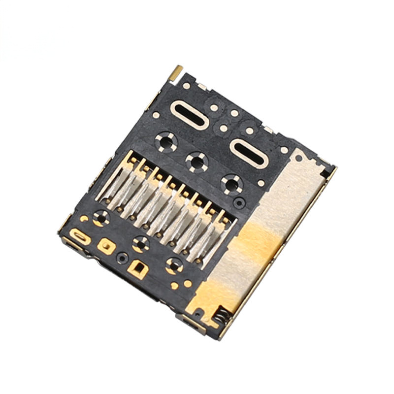 تعویض JAE ST11S008V4HR2000 Push-Push Type Micro SD Card Connector TF Card Slot برای تلفن دوربین برای PCB
