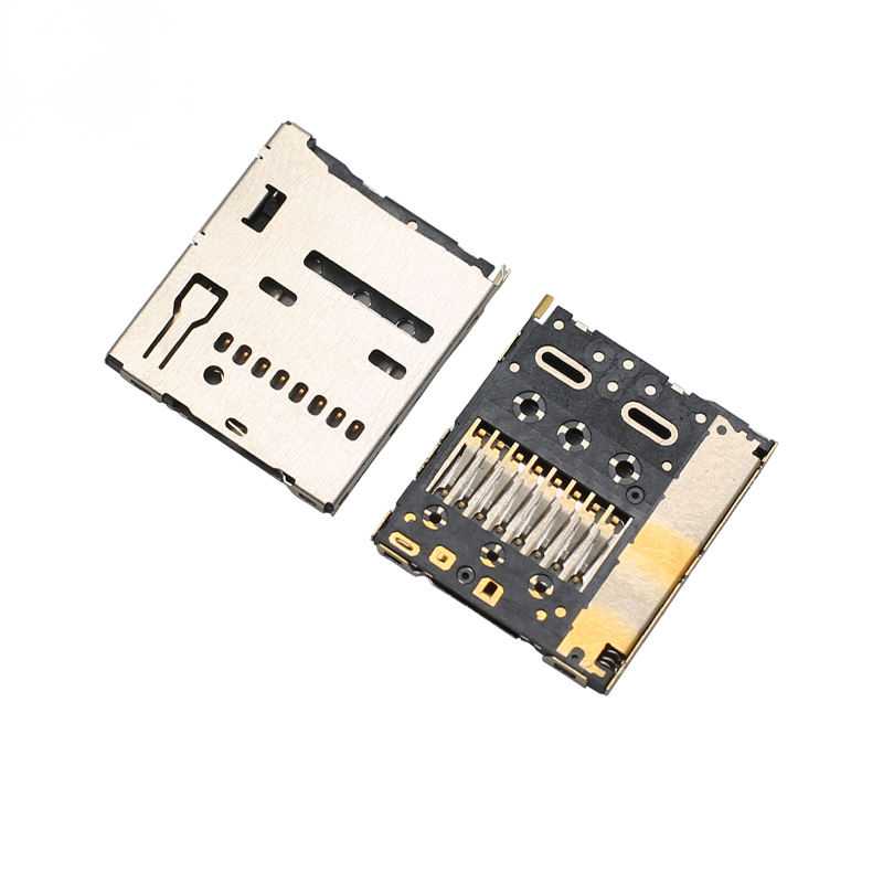 تعویض JAE ST11S008V4HR2000 Push-Push Type Micro SD Card Connector TF Card Slot برای تلفن دوربین برای PCB