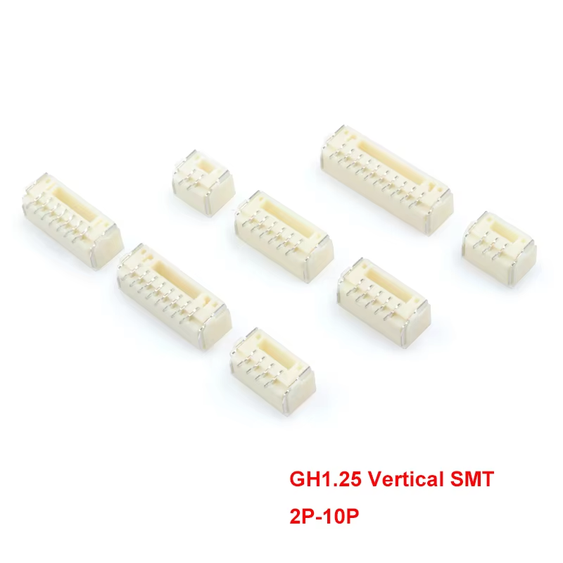 GH 1.25mm 2/3/4/5/6/7/12P JST A1257 Micro Vertical 180d SMD SMT Pin Wire Connector Wafer Connector