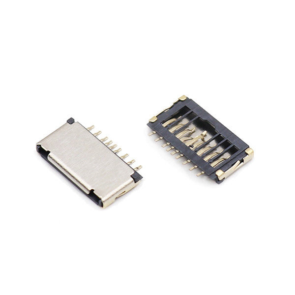 سوکت کارت کوچک SD نوع کوتاه UL94V-0 سوکت کارت میانی 1.5 ساعت TF