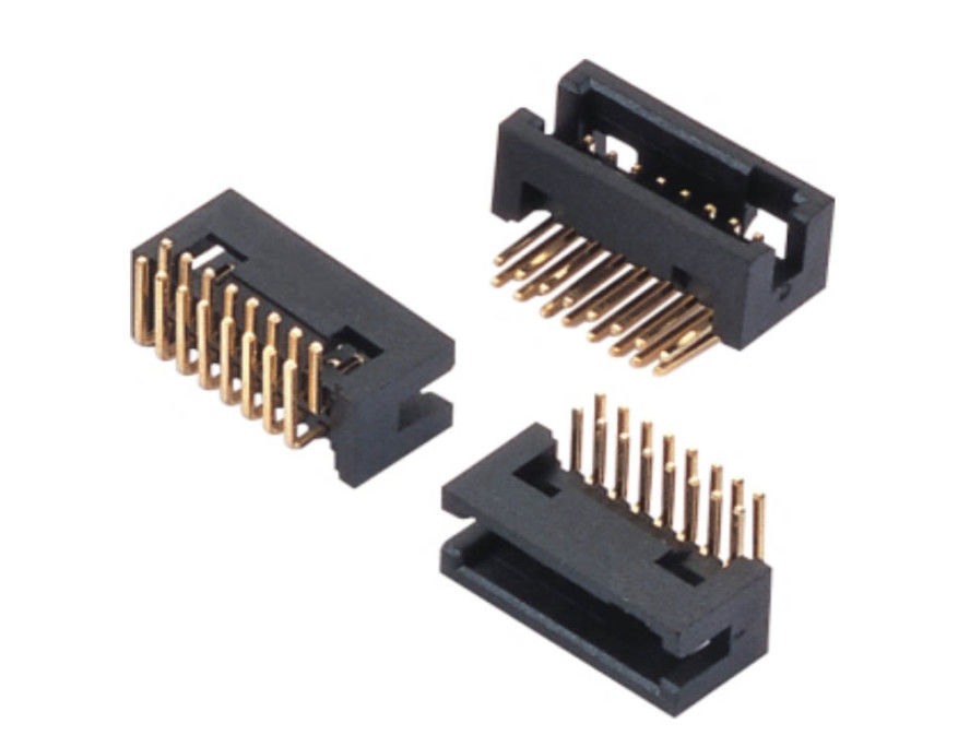 اتصال هدر جعبه 2.0 میلی متری 90 درجه PA6T سیم به اتصال PCB