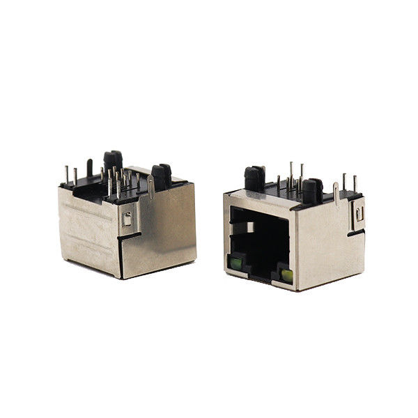 کانکتور 1x1 پورت محافظ زن جک 8P8C RJ45 با جک ماژولار LED