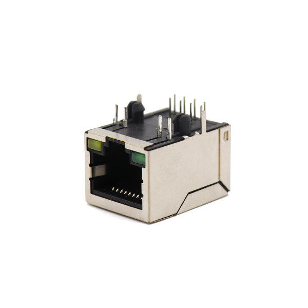 کانکتور 1x1 پورت محافظ زن جک 8P8C RJ45 با جک ماژولار LED