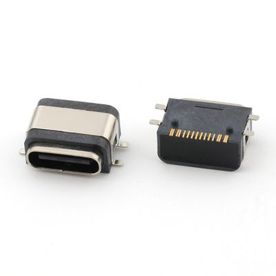 USB 16pin ضد آب IPX8 نوع C کانکتور زنانه SMT AC DC ولتاژ 5V