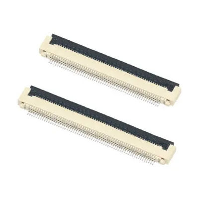 Fpc کنتاکتور flip 0.5mm برای pcb 4 5 6 8 10 12 14 16 18 20 22 24 26 28 30 32 34 36 40-60 پین