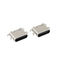 6 پین کانکتور USB نوع C سوکت PCB سینک صفحه زن 0.8mm 3.1mm